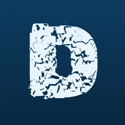Delta Computers, сеть компьютерных магазинов, лого-визитка